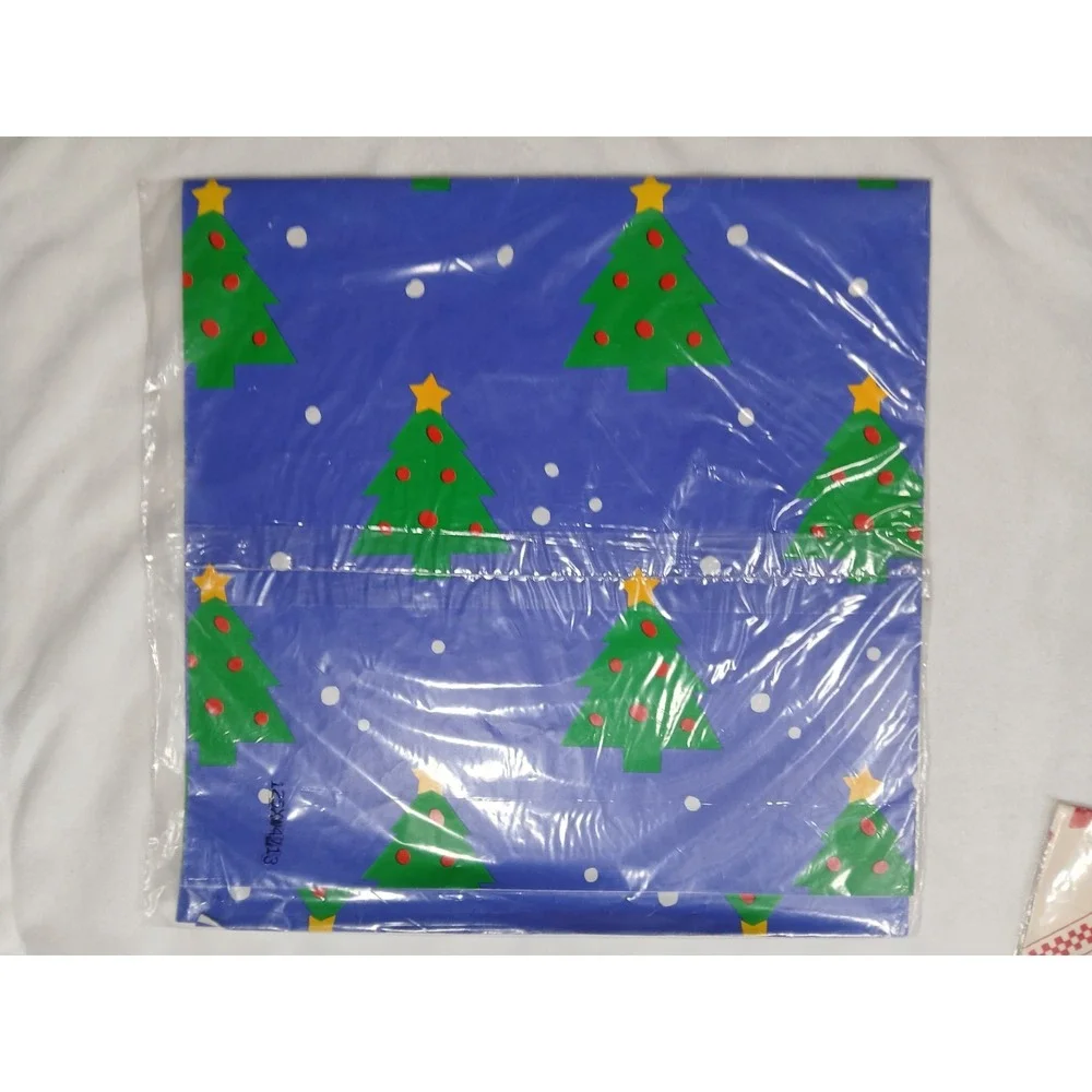 Vtg Hallmark Christmas Gift Wrap Paper Sheets NOS Sealed Lot of 2 Cardinals/Tree